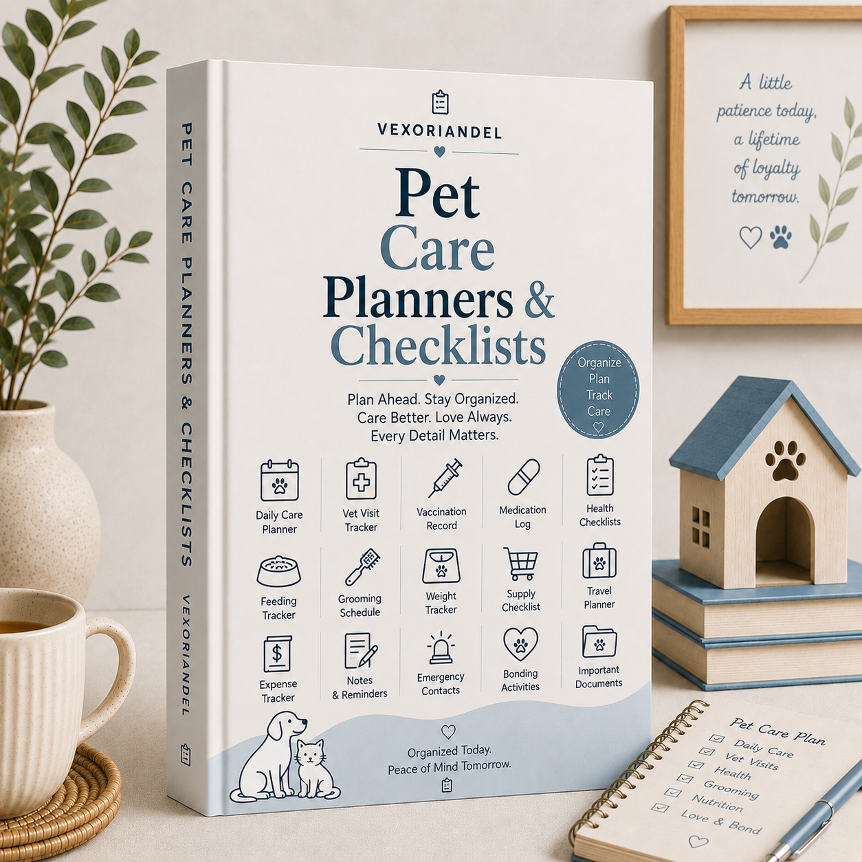 E-book Pet Care Planners and Checklists